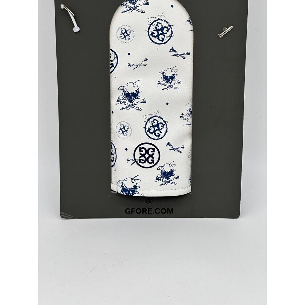 G Fore G4 Driver Wood Headcover Sketch Skull Tees Print White Oversized NEW - Picture 5 of 8